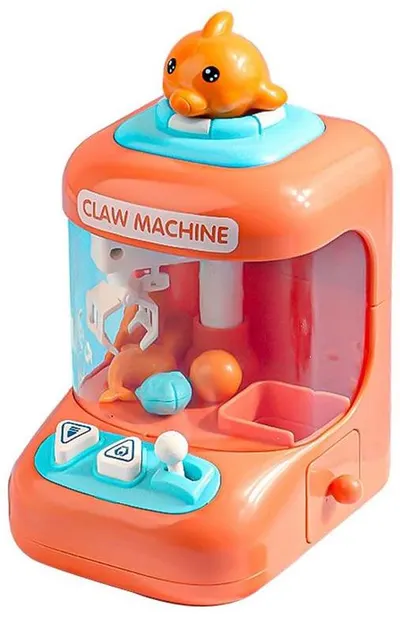 Mașină de joacă pentru copii Raya Toys - Macara cu lumini, portocalie