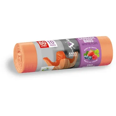 Saci Menajeri Parfumati Anna, Somon, 60 l, 10 Bucati
