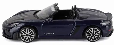 Mașină metalică Bburago - Porsche 718 (982) Spider RS 2024, 1:43, negru