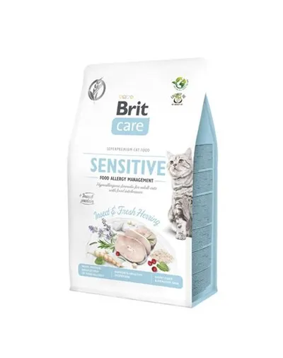 BRIT Care Cat Grain-Free Insect & Herring Sensitive hrana uscata pisici adulte cu tract digestiv sensibil, cu insecte si hering 2 kg