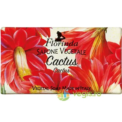Sapun Vegetal cu Parfum de Flori de Cactus Florinda 100g
