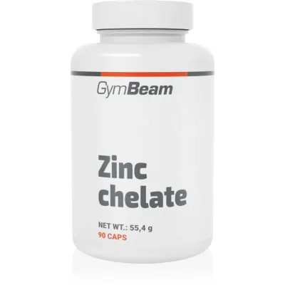 GymBeam Zinc Chelate Bisglycinate capsule pentru susținerea sistemului imunitar și frumusețea tenului și a unghiilor 55.4 g
