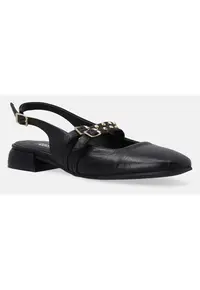 Balerini slingback din piele.