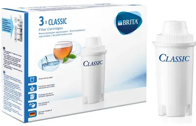 Filtru de apă BRITA - Classic, 3 bucăți