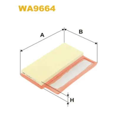 Filtru aer WIX FILTERS WA9664