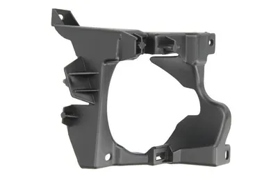 Grila bara Fata Stanga cu locas proiector, plastic, negru potrivit PORSCHE CAYENNE 2002-2010 2007-2010