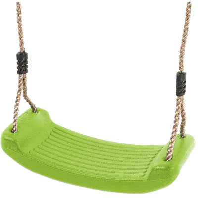 Leagan pentru copii din plastic HDPE rezistent la intemperii verde lime KBT