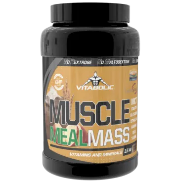 Muscle Meal Mass 1 cu aroma de vanilie, 500g, Vitabolic