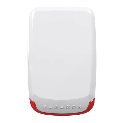 Sirena wireless de exterior piezo stroboscopica Paradox SR230, 100 dB, RF 70 m, tamper