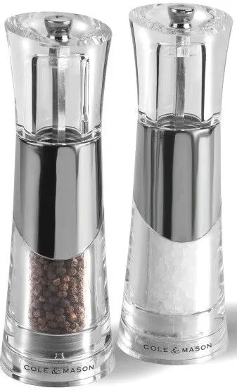 Set moară de sare și piper Cole & Mason - Bobbi, 18,5 cm