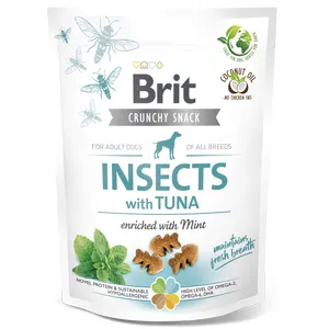 Brit Care Dog Crunchy Cracker Insects Tuna with Mint 200 g
