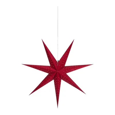 Decorațiune luminoasă de Crăciun roșie suspendată cu baterii ø 76 cm Blink – Markslöjd