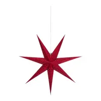 Decorațiune luminoasă de Crăciun roșie suspendată cu baterii ø 76 cm Blink – Markslöjd