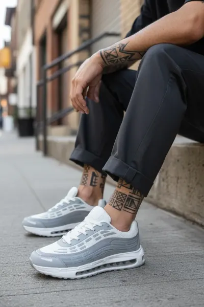 Adidasi barbati casual, gri M68 N16-3