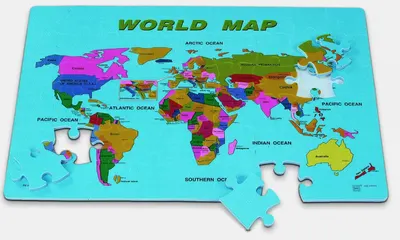 Covoras puzzle de joaca din spuma 54 piese 60x90 cm