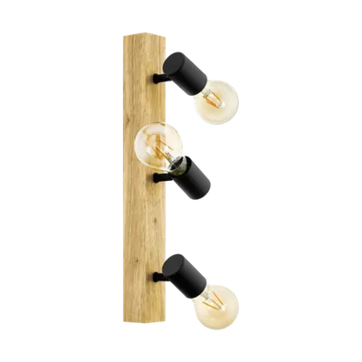 spot TOWNSHEND 3 brown, negru 220-240V,50/60Hz