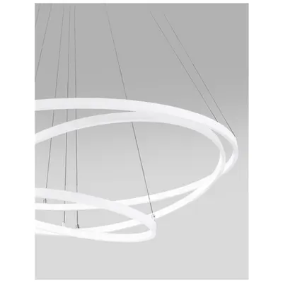 Lampa suspendata DEA Mat Alb Aluminiu & Acrylic Adjustable Dimabil LED 145 Wat 230 Volt 8100Lm 3000K IP20