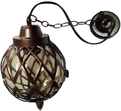 Aplică de grădina tip felinar Omnia - Madlen, IP 44, E 27, 60 W agățat, bronz