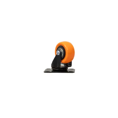 Roata pentru mobila, rola de cauciuc, pivotanta 2 inchi, portocaliu Z-TOOLS / ZTS 8126