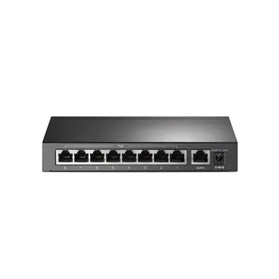 Switch cu 9 porturi TP-Link Omada TL-SF1009P, 10/100 Mbps, 1.6 Gbps, PoE+, fara management
