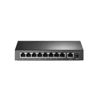 Switch cu 9 porturi TP-Link Omada TL-SF1009P, 10/100 Mbps, 1.6 Gbps, PoE+, fara management