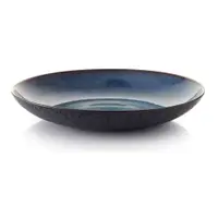 Bol negru/albastru din gresie ø 40 cm Gastro Dark Blue/Black – Bitz