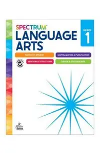 Spectrum Language Arts Workbook, Grade 1
