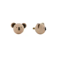 Cârlig în culoare naturală de montat pe perete din lemn de fag Koala – OYOY Mini