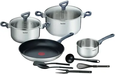 Set de tigăi și oale Tefal - Daily Cook G713SB45, 11 piese