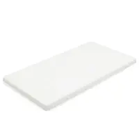 Saltea patut bebe, New Baby, Basic, Din spuma, Cu husa detasabila, 120x60x5 cm, 0 luni+, White