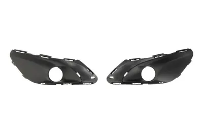 Grila ventilatie bara Fata Dreapta Stanga set, ALLURE, cu orificii proiector ceata, plastic, negru potrivit PEUGEOT 308 II 09.13-06.21 09.13