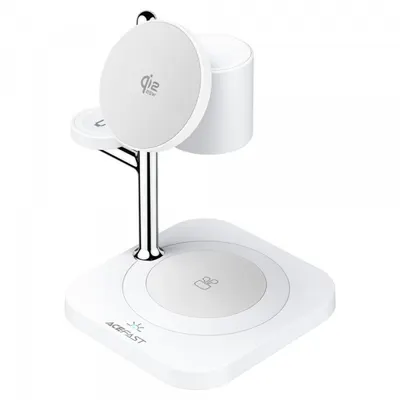 Incarcator Retea Wireless Acefast E39 3in1, 32.5W, Alb