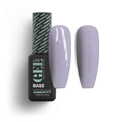 Oja semipermanenta GELlack 2M Rubber Base Colour Nr. 01