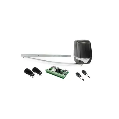 Kit automatizare poarta batanta Motorline Telica KIT TELICA DL-24V-1BR-L, 2.5 m, 200 kg, 24 Vac, brat culisant drept, stanga