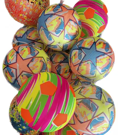 Minge usoara pentru copii culori neon 20 cm