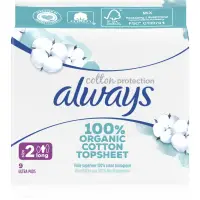 Always Cotton Protection Long absorbante fara parfum 9 buc