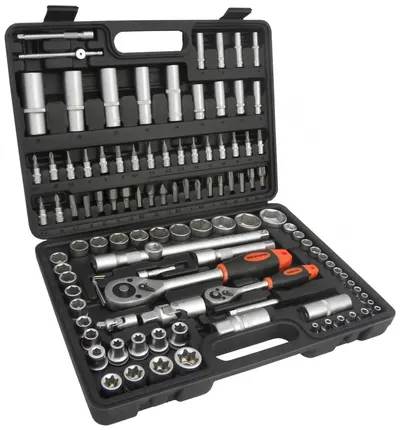 Set de gedore Geko - Heidman, G10151 1/2 și 1/4 CR-V, 108 piese