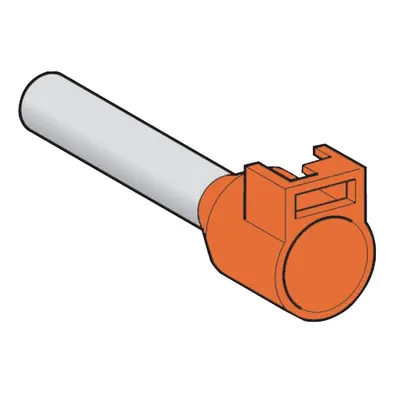 Pini Simpli Pentru Cablare- Lung - 4 Mm² - Portocaliu