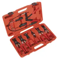 Set clesti pentru colierele furtunelor pentru instalatia de racire, Sealey 9 piese