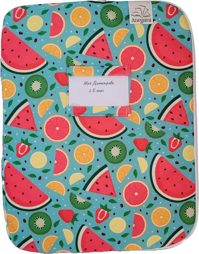 Dosar textil pentru manuale Anegami - Pepeni verzi