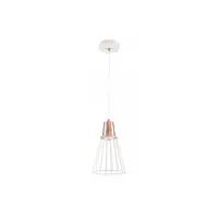 Lampa tavan - Ceiling fixture KALIOPE,8235,AC220-240V,50/60Hz,1*E27,max.40W,IP20, Diameter 18cm, single, white/silver