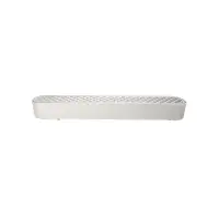 Spot LED SMD liniar, lumina neutra, 12W, 720 lm, carcasa aluminiu, alb mat