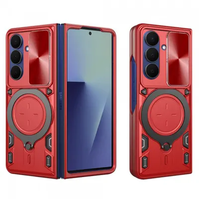 Husa pentru Samsung Galaxy Z Fold7 F966, Techsuit, CamGuard Pro, Rosie