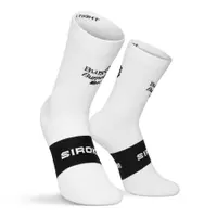 Șosete de ciclism burgos burpellet bh x siroko BBBH 26 S1 White Alb