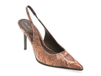 Pantofi eleganti ALDO maro, RE-SAMANTHA 967, din material textil