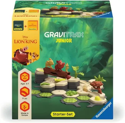 Joc de logică Ravensburger GraviTrax Junior Lion King Bundle