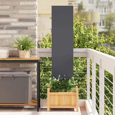 vidaXL Ecran de intimitate pentru grădină Antracit 32 x 140 cm