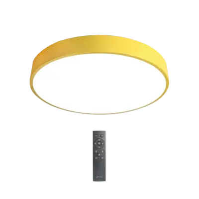 Plafoniera Macaron 52W CCT3000-6000K LED, galben, Erste