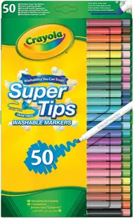 FluMASTERI Crayola Super Tips - 50 culori