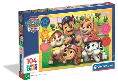 Puzzle pentru copii Clementoni din 104 piese - Paw Patrol